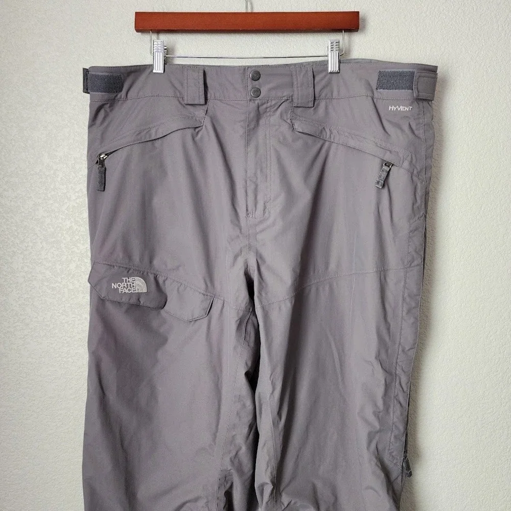 THE NORTH FACE HyVent Gray Cargo Snow Pants XXL Gorpcore Winter Ski